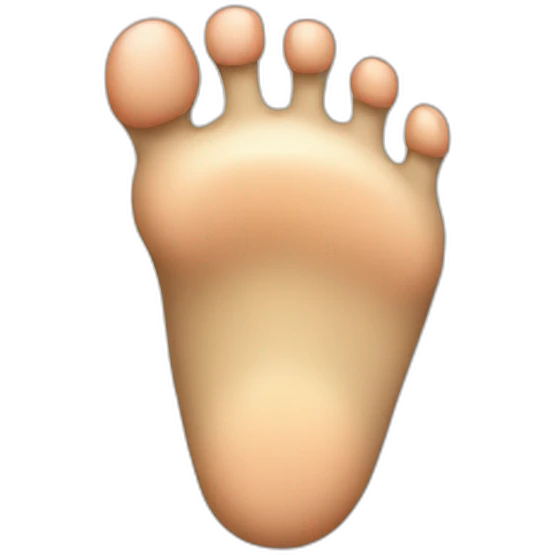 hairy foot emoji