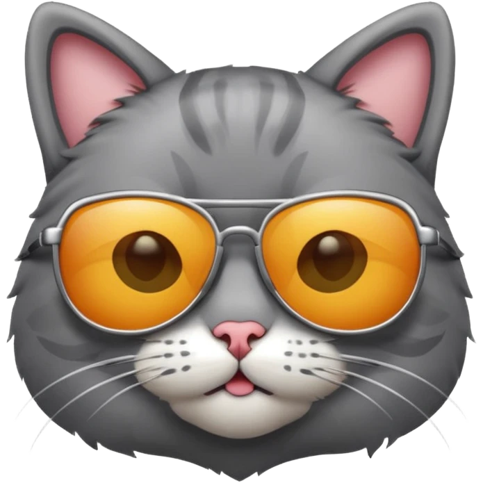 Cat wearing sunglasses emoji
