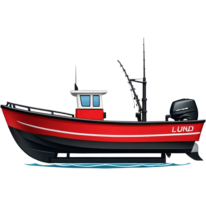 Fishing Boat - Lund 1775 Crossover XS (Model Year: 2022) (Iconic colour: Red with black trim) emoji