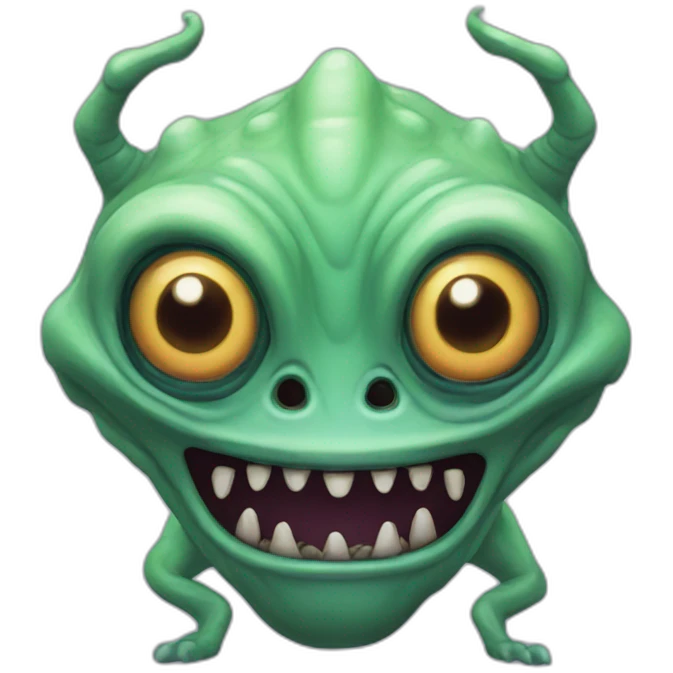 Alien monster emoji