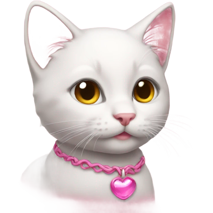 Kitty pink emoji