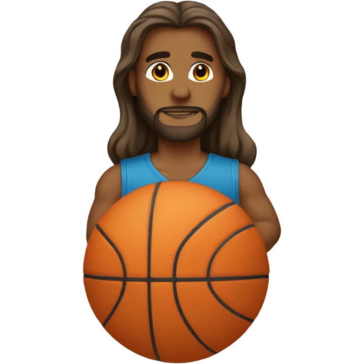 jesus playing basketball emoji
