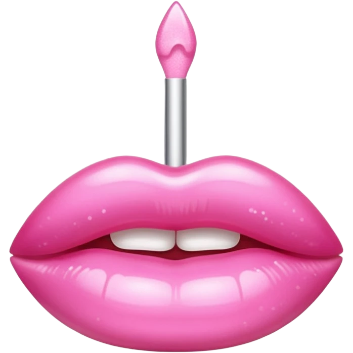 Light pink lip gloss emoji