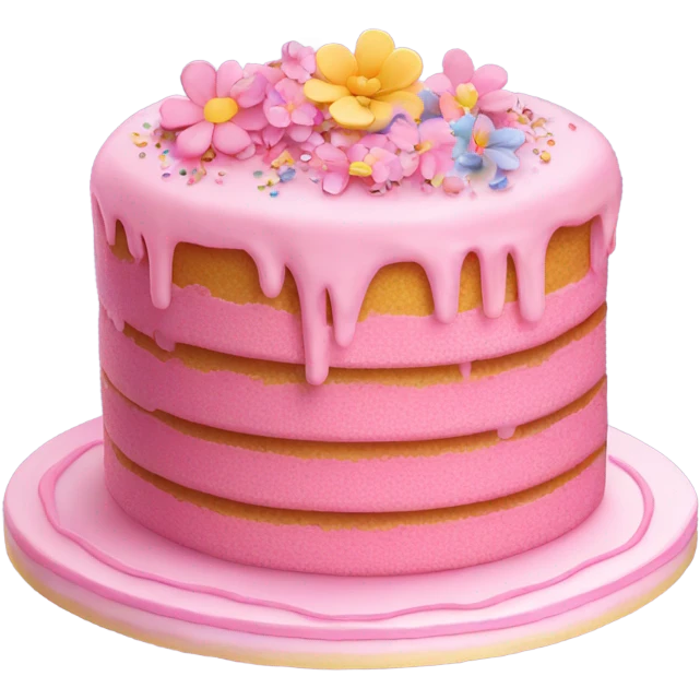 Pink cake emoji