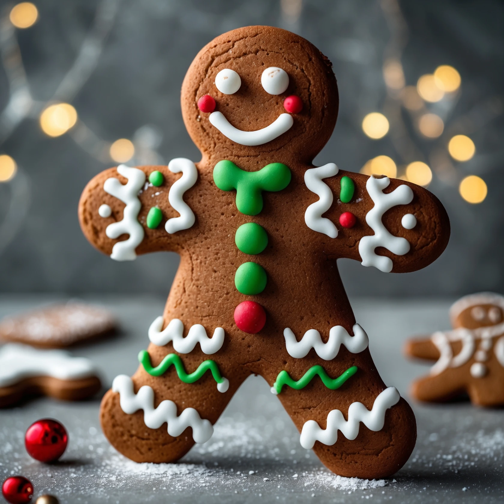 gingerbread man emoji