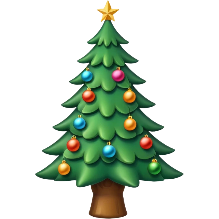 green Christmas tree emoji