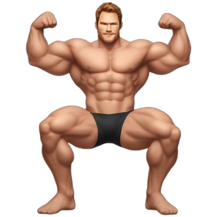 Chris Pratt gigant bodybuilder emoji