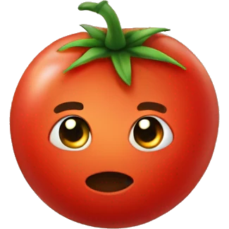 cute tomato emoji