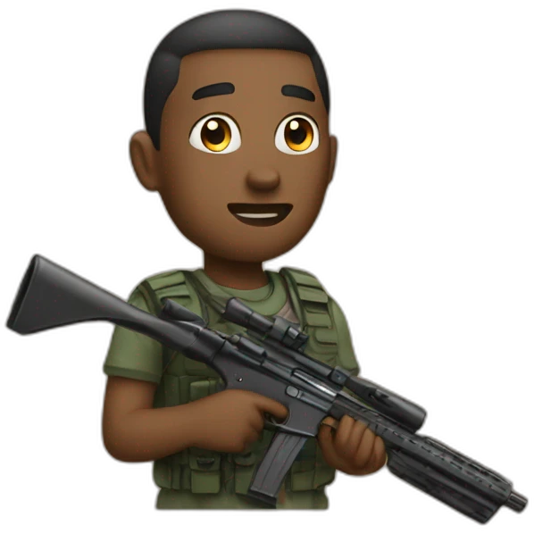 shooting the opps emoji