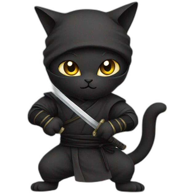 Ninja cat emoji