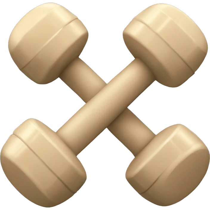 Beige weights emoji
