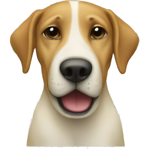Dog drinking sugarcane juice unbotheredly emoji