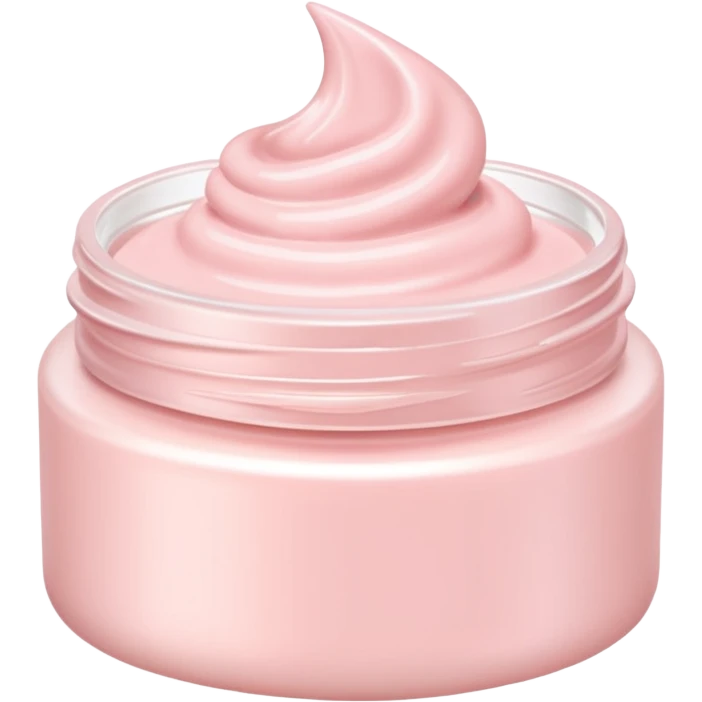 Aesthetic skincare light pink emoji