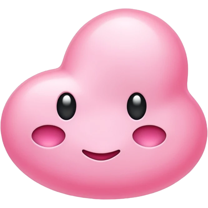 Esthétique objet rose pastel emoji
