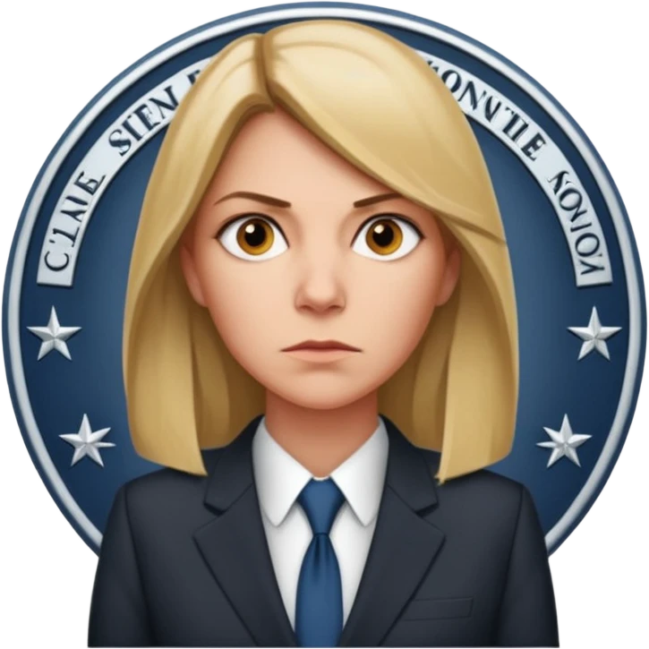 A CIA officer, looking like Carrie Mathison from the "Homeland" TV series. emoji
