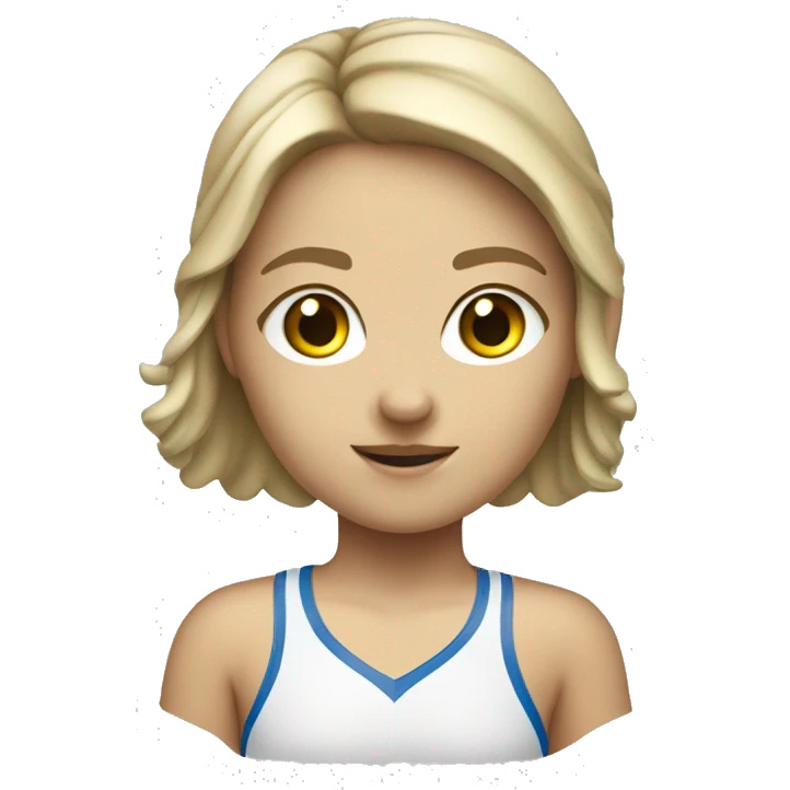 summer olympics gumnast caucasian girl emoji