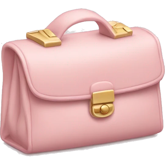 Light pink bag emoji