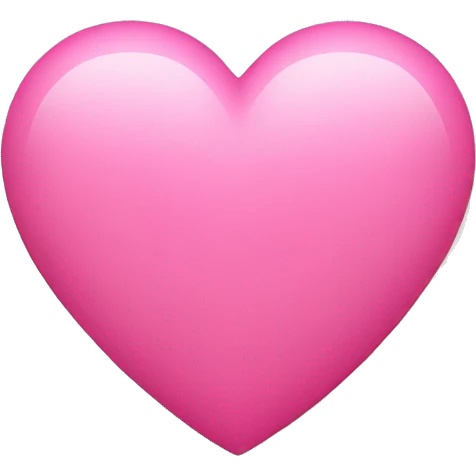 Pink heart emoji