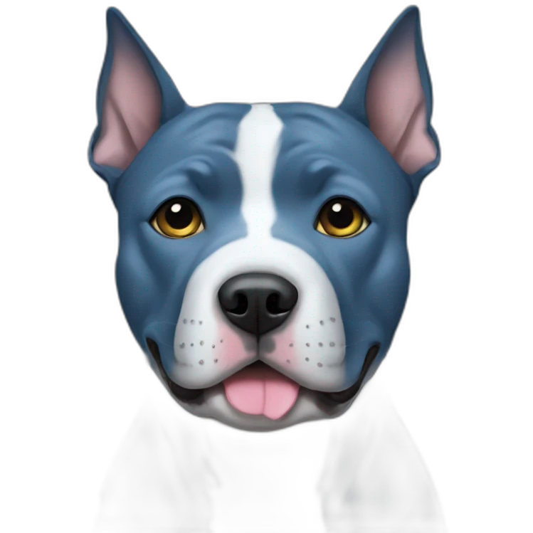 blue staffy emoji