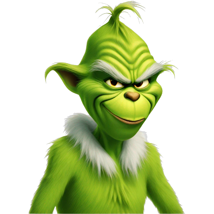 The grinch  emoji