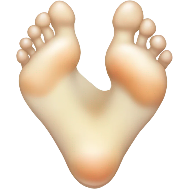 Foot with fungus emoji