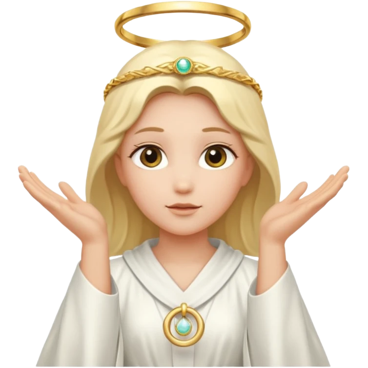 Angel with ring above head  emoji