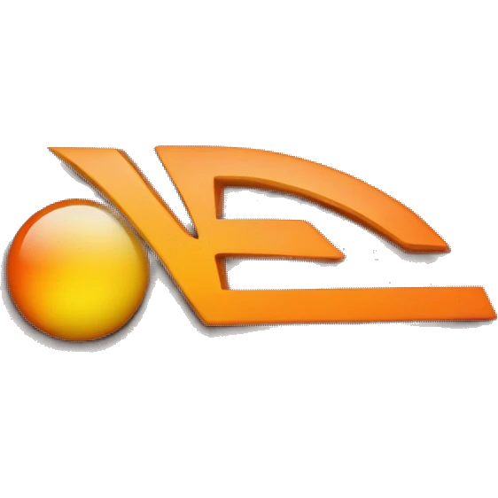 a fun and creative emoji to represent channel points for Twitch, featuring a bold 'F' in the center, with vibrant orange and yellow tones, playful and eye-catching emoji