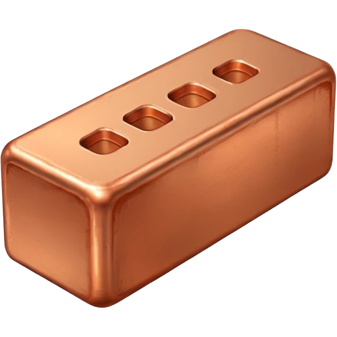 A copper ingot emoji