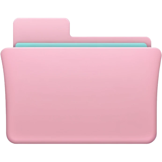 pastel pink folder aesthetic emoji