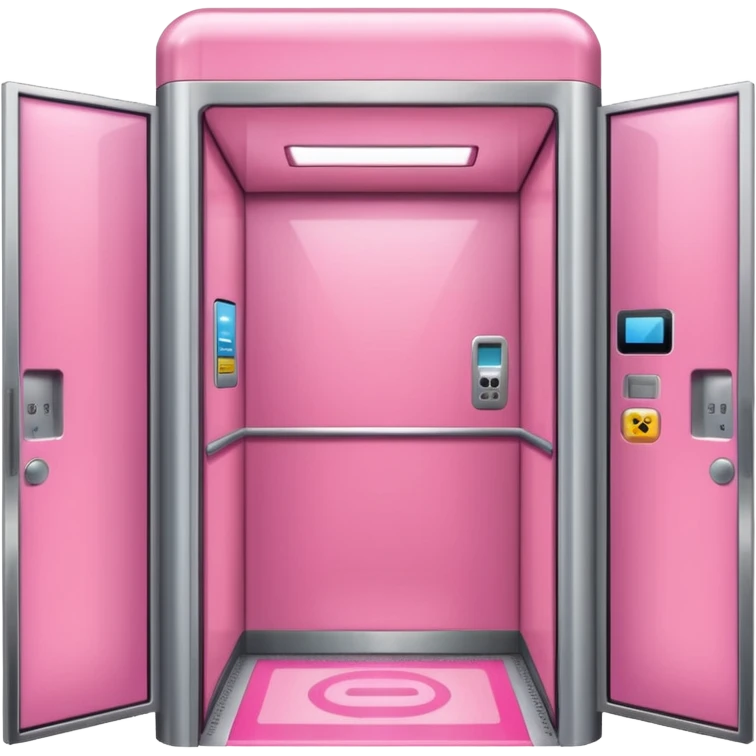 cute pink simple elevato ,make it obvious that it’s an elevator  emoji