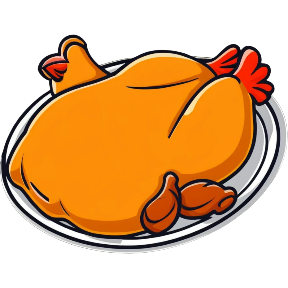 chicken thighs meat emoji