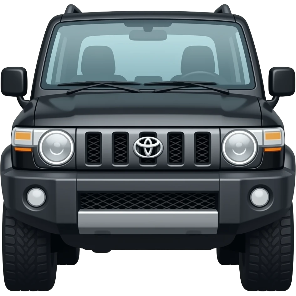 Thar black colour emoji