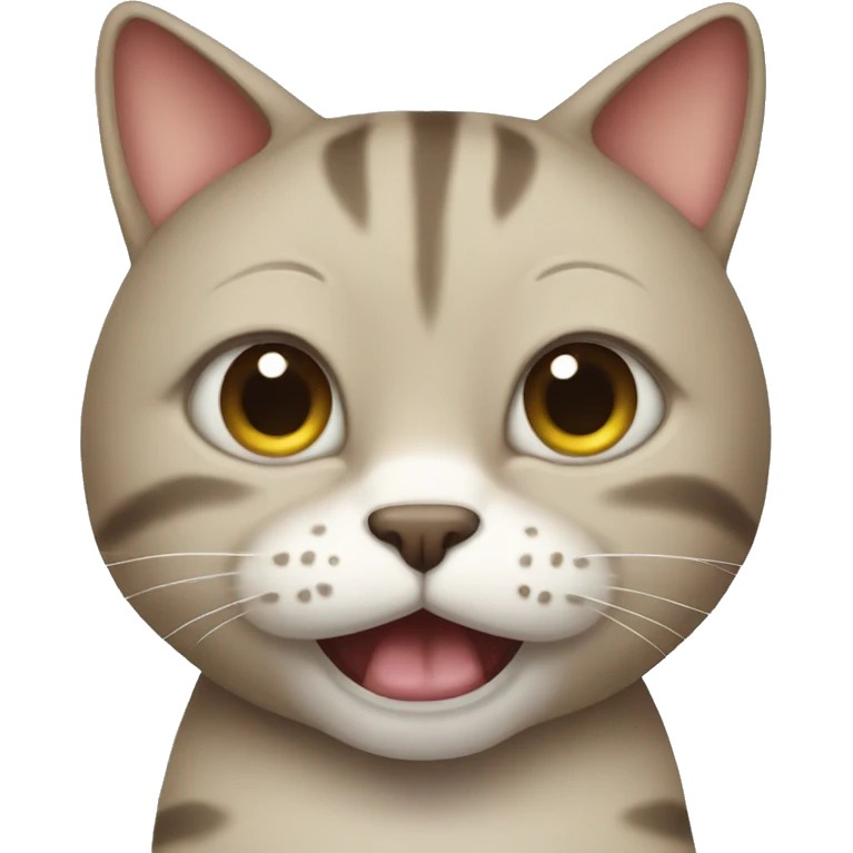 Ugly cat emoji
