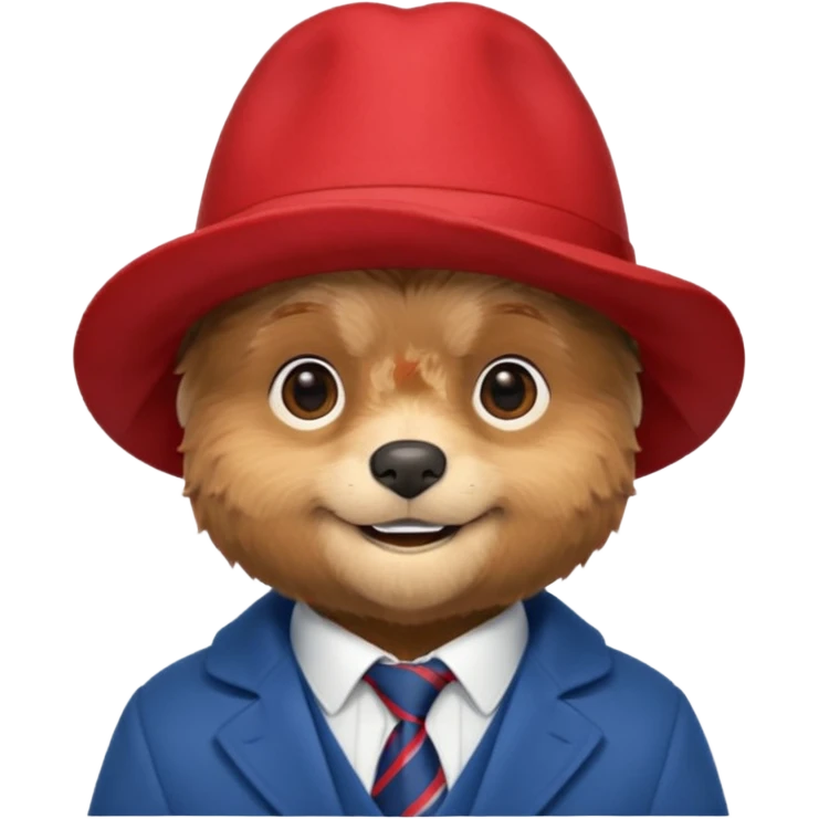 Cute paddington emoji