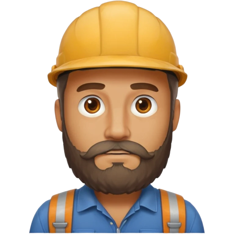 bearded courier emoji