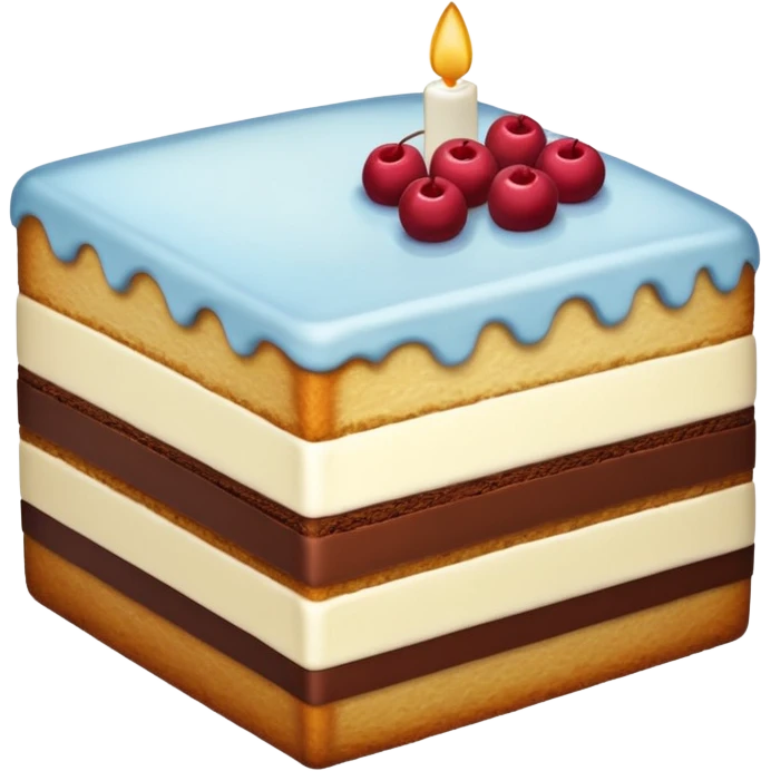 🥘 snowflake 🍰 cake emoji