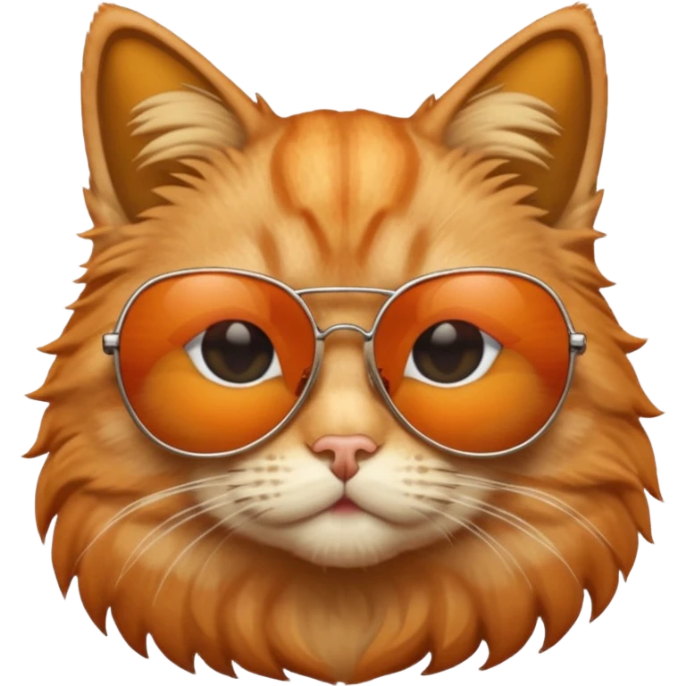 Cat wearing sunglasses emoji