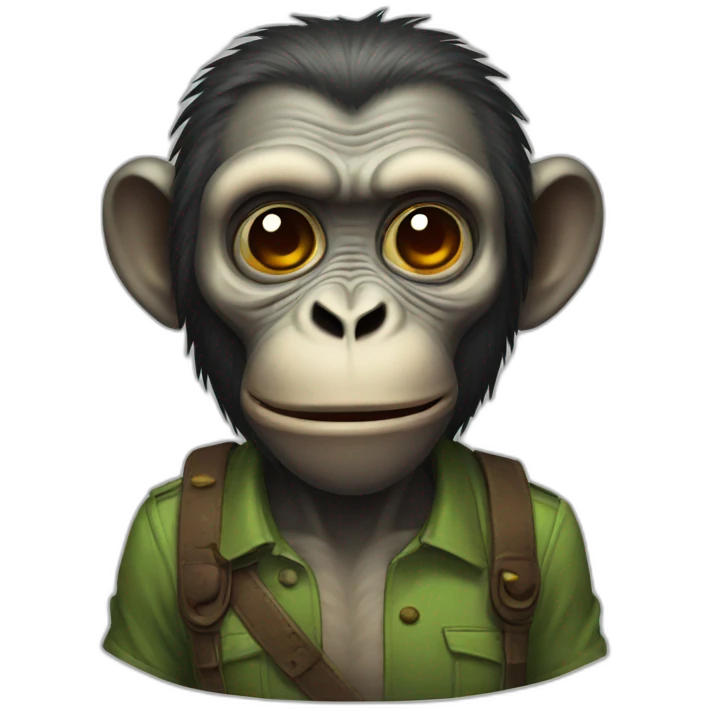 monkey zombie emoji