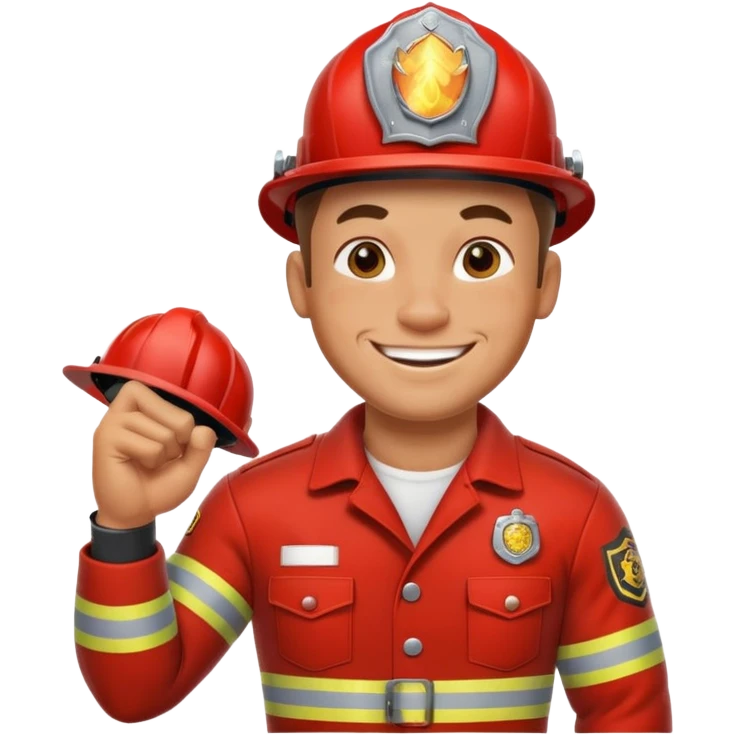 tatooed fireman emoji