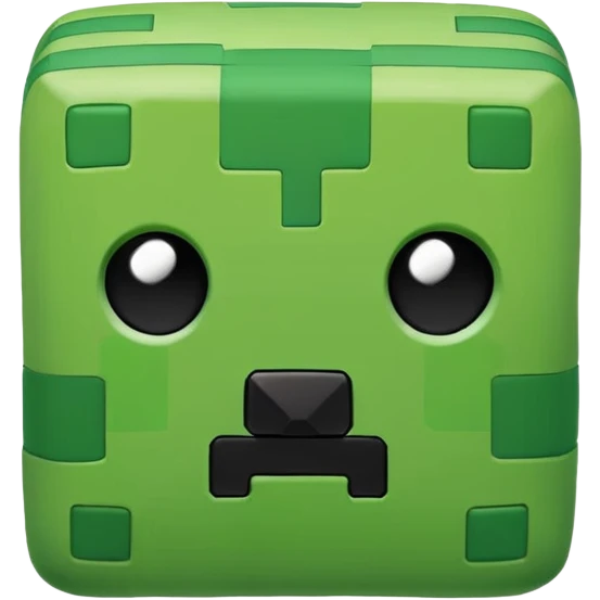 Minecraft creeper plushy cute emoji
