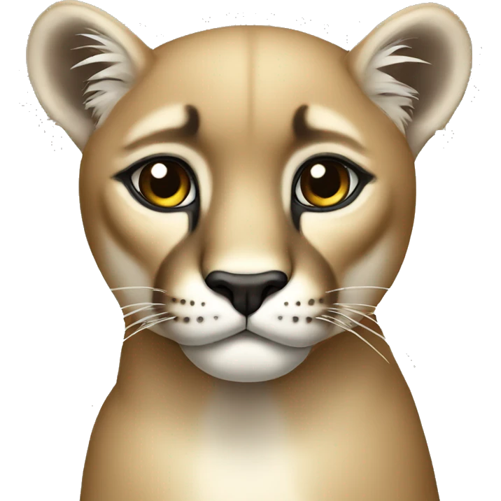 sad puma emoji