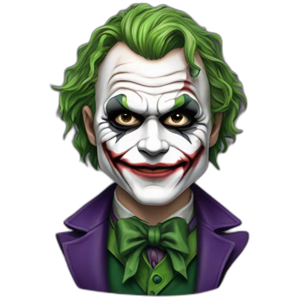 Heath Ledger Joker emoji