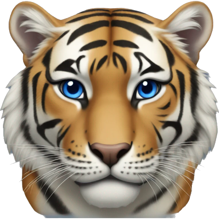 tigre bleu  emoji