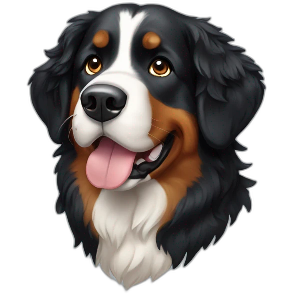 Bernese mountain dog emoji