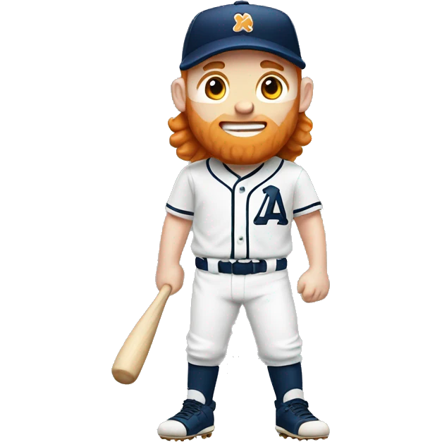 ginger baseball player emojis emoji