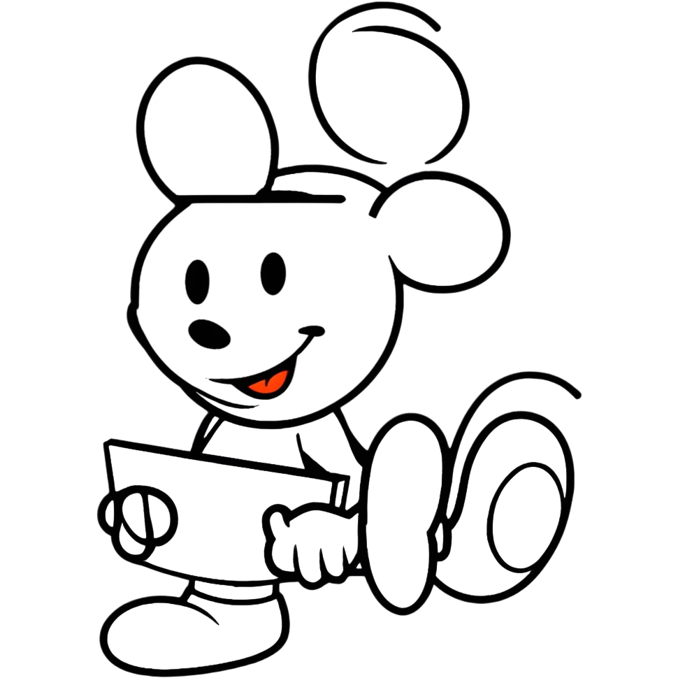 Mickey Mouse emoji