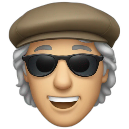 Brian Johnson singing emoji