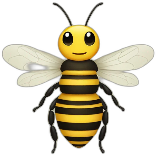 bee with human arms emoji