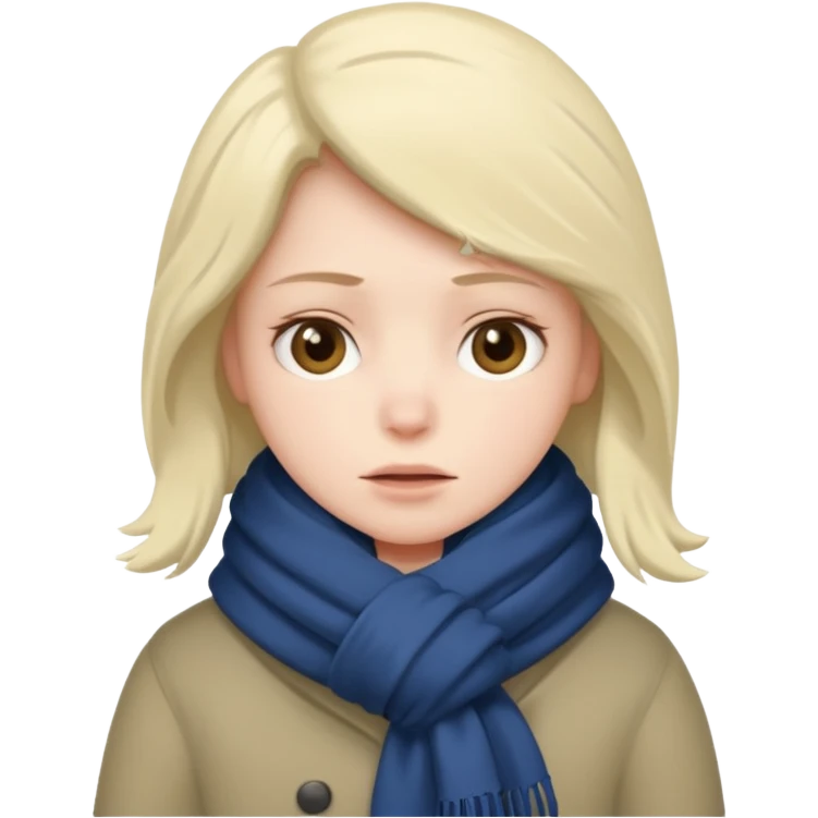 a cold person emoji