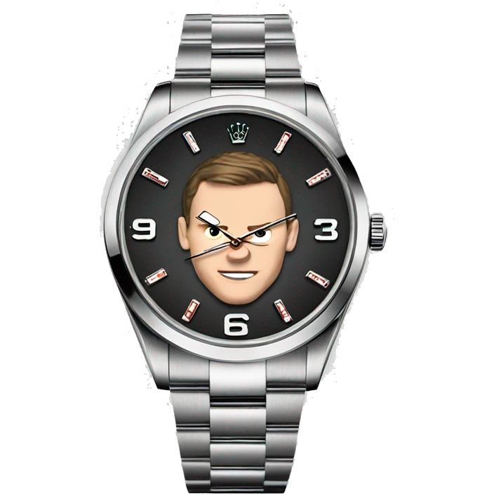 Jonathan Toews as a Rolex watch emoji